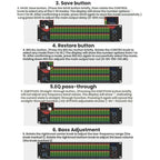 EQ-A32 Digital Equalizer Stage Home Karaoke Noise Reduction Audio Processor, EU Plug, US Plug, UK Plug, AU Plug