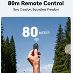 TELESIN Bluetooth Remote Control Selfie Stick Tripod For Action Cameras And Smartphones