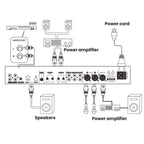 LD1500 Preamp Effects Processor Bluetooth Performance Reverb Processor Spectrum Equalizer Microphone Feedback Suppressor Tuner, US Plug, EU Plug, UK Plug, AU Plug