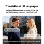 X62 150 Languages AI Translation Earphones Clip-On Digital Display Smart Bluetooth Earphones