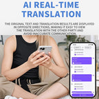 X56 156 Languages AI Smart Translation Earphones Wireless 6.0 Over-Ear Bluetooth Earphones