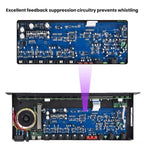 X5S Digital Effects Processor With Feedback Suppression Anti-Interference Treatment Reverb Equalization Adjustment, US Plug, EU Plug, UK Plug, AU Plug