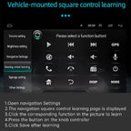 Car Multi-Function Steering Wheel Control Buttons/Handle, Specifically For Android Large Screens, A3001 White Backlight, A3001 Blue Backlight