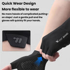 WEST BIKING YP0211274 3D Printed Half Finger Cycling Gloves Shock-Absorbing Anti-Slip Riding Gloves, M, L, XL, XXL