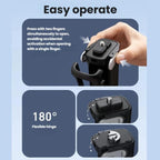 For Insta360 X5/X4 TELESIN Foldable Utility Grip Shooting Handle with Built-in Tripod