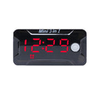 8-150V Electric Scooter/Motorcycle Two-Wire Waterproof Time Voltage Temperature Meter