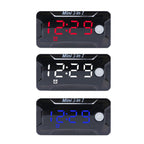 8-150V Electric Scooter/Motorcycle Two-Wire Waterproof Time Voltage Temperature Meter