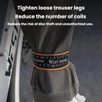 WEST BIKING YP0719495 Cycling Reflective Pant Bands Anti-Slip Adjustable Straps
