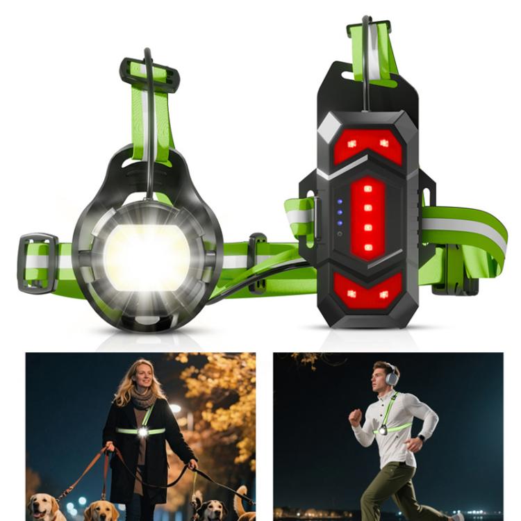 WEST BIKING YP0701499 Cycling Running Light High Brightness Chest Warning Light