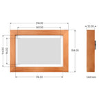 WAVESHARE ESP32-S3 7.3-Inch E6 Full-Color E-Paper Display With Solid Wood Frame 800 × 480 Resolution, 32408