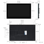 WAVESHARE 10.1-Inch DSI Tempered Glass Pane High Color Gamut Touchscreen 720 X 1280 Pixels, 32603