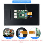 WAVESHARE 10.1-Inch DSI Tempered Glass Pane High Color Gamut Touchscreen 720 X 1280 Pixels, 32603