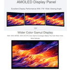 WAVESHARE 13.3-Inch FHD AMOLED Touchscreen 1920x1080 Pixels Fully Laminated Tempered Glass Panel, 32763 EU Plug, 32763 UK Plug, 32763 US Plug