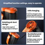 High-Speed Hanging Fan Portable Neck-Wear Handheld Outdoor Fan Mini USB Desktop Fan
