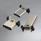 10pcs 16-Pin USB Type-C Female Connector PD Fast Charge Port, TH 9.3mm, TH 10.0mm, TH 10.5mm, TH 13mm, TH 13.7mm, TH 15mm, TH 16.5mm, TH 17.5mm, TH 18.5mm, SMT 9.3mm, SMT 13.0mm, SMT 13.7mm, SMT 15.0mm, SMT 17.5mm, SMT 18.5mm