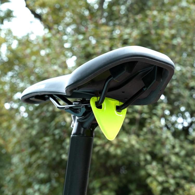 10pcs Bicycle Emergency Night Riding High-Visibility Reflective Stickers, Single-sided Flocked On Back, Double-sided