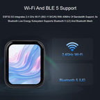 WAVESHARE ESP32-S3 1.83-Inch Touch LCD Development Board With 240x284 Resolution Onboard Audio Codec Chip, Without Battery, With Battery