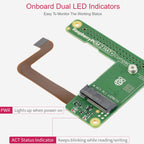 WAVESHARE Raspberry Pi Original Pi5 PCIe to M.2 Interface Expansion Board Compact Version