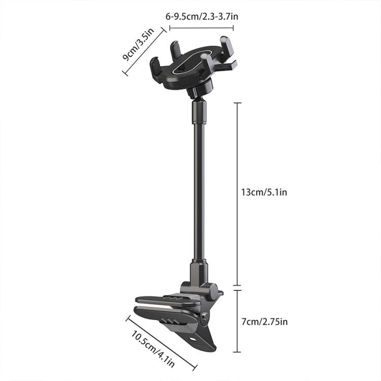 Universal Phone Holder For Recording Live Streaming Teaching Videos Of Guitar/Bass/Ukulele