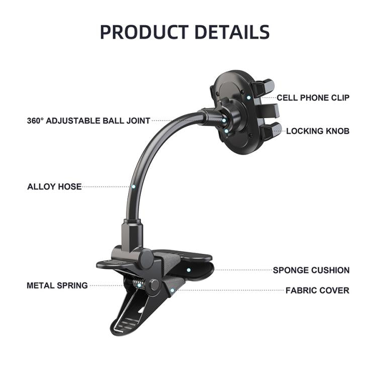 Universal Phone Holder For Recording Live Streaming Teaching Videos Of Guitar/Bass/Ukulele