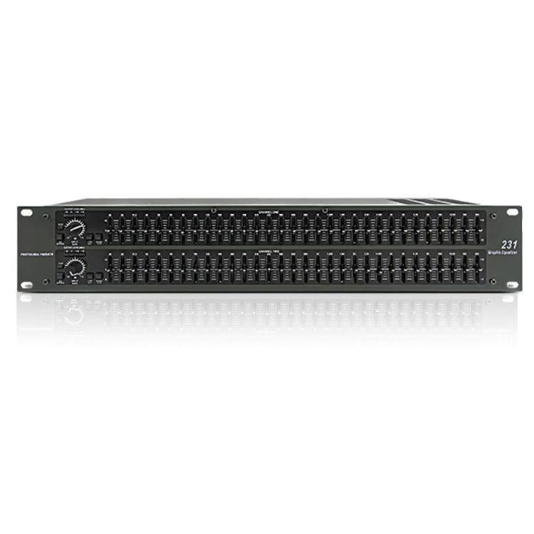 231 Stage Performance Home Audio Equalizer Bar KTV High-Mid-Low EQ Tuner, US Plug, EU Plug, UK Plug, AU Plug