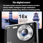 M06 4K HD Digital Camera For Students 16X Zoom Retro CCD Camera