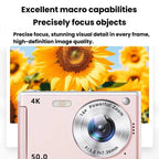 M06 4K HD Digital Camera For Students 16X Zoom Retro CCD Camera