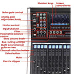 MDX22 USB Bluetooth 48V Phantom Power DSP Digital Mixer, US Plug, EU Plug, UK Plug, AU Plug