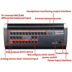 MDX22 USB Bluetooth 48V Phantom Power DSP Digital Mixer, US Plug, EU Plug, UK Plug, AU Plug