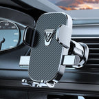 Car Navigation Phone Holder Air Vent Mount Fixing Bracket, Mirror Finish, Textured Finish