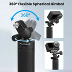 Flymile For DJI / GoPro / Insta360 Selfie Sticks Extension Tripods, 1/4 inch Version, Two-prong Version