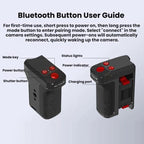 Flymile For DJI Magnetic Quick-Release Action Camera Street Shooting Handle, For Osmo Action 3 / 4 / 5 Pro, For Osmo Action 6