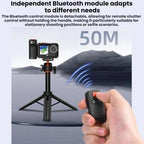 Flymile For DJI Magnetic Quick-Release Action Camera Street Shooting Handle, For Osmo Action 3 / 4 / 5 Pro, For Osmo Action 6