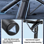 C15 Portable Remote Control Tripod Selfie Stick For Phone & Action Camera, 1/4 inch Adapter, Magnetic Quick-Release