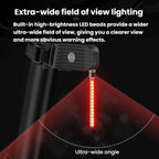 SMILING SHARK CW-D388 Outdoor Night Riding Bike Tail Light Bicycle Decorative Signal Light