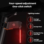 SMILING SHARK CW-D388 Outdoor Night Riding Bike Tail Light Bicycle Decorative Signal Light