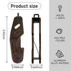 Vintage Style Aluminum Key Holder Car Key Fob Clip for 2-6 Keys Ideal Gift for Men