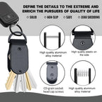 Aluminum Key Organizer Mini Key Holder for 2-6 Keys Compact Design Saves Pocket Space