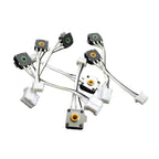 TTC Encoder Cable For Mouse Roller Mouse Repair Replacement Parts, Left Clip With Cable, Right Clip With Cable, Left Clip No Cable, Right Clip No Cable