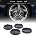 4pcs /Set 55mm Outer Diameter Blank Modified Wheel Hub Center Caps