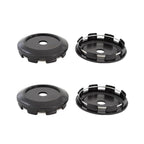 4pcs /Set 77mm Outer Diameter Blank Aftermarket Wheel Hub Center Caps