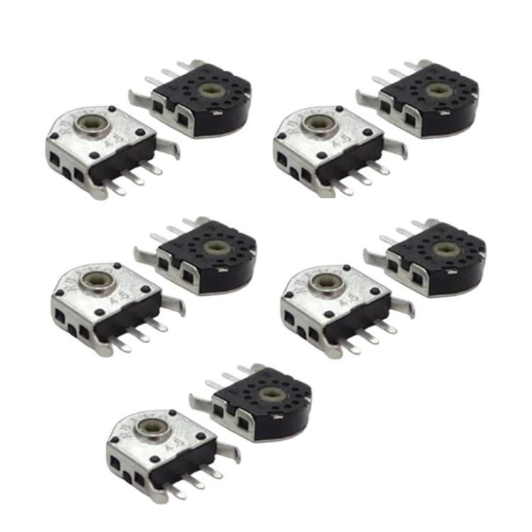 10pcs Mouse Wheel Encoder, Black Core 4.5mm, Black Core 5mm, Black Core 5.5mm, Black Core 15mm, Blue Core 7mm, Blue Core 8mm, Blue Core 9mm, Blue Core 10mm, Blue Core 11mm, Blue Core 12mm, Blue Core 12.6mm, Blue Core 13mm, Blue Core 14mm