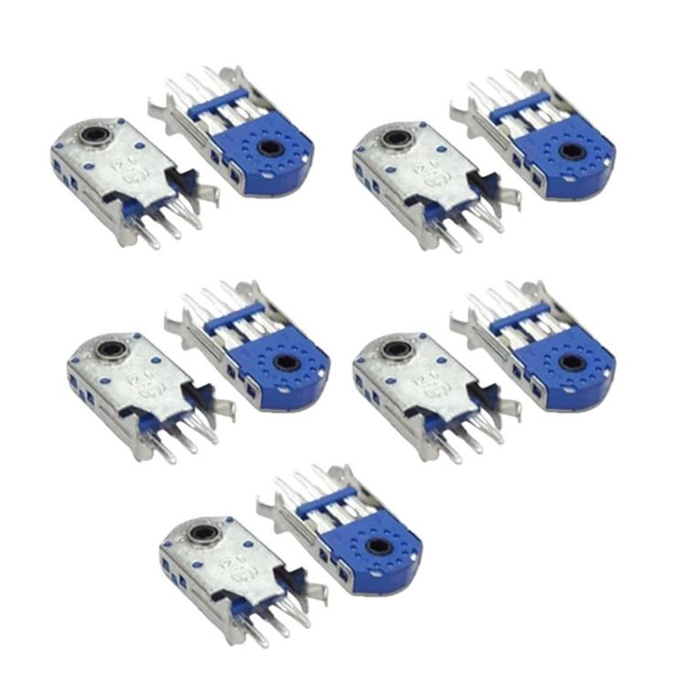 10pcs Mouse Wheel Encoder, Black Core 4.5mm, Black Core 5mm, Black Core 5.5mm, Black Core 15mm, Blue Core 7mm, Blue Core 8mm, Blue Core 9mm, Blue Core 10mm, Blue Core 11mm, Blue Core 12mm, Blue Core 12.6mm, Blue Core 13mm, Blue Core 14mm