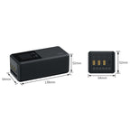 For DJI Air 3 / 3S LKTOP UC342 200W 3-Channel Charger Aerial Photography Charging Butler, US Plug, EU Plug