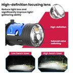 2pcs 6000K Automotive LED Laser Headlights Super Bright with Lens