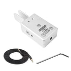 Portable Dual-Paddle Automatic Key Wireless Shortwave Morse Code, Silver