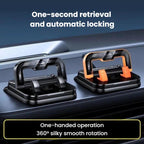 L511 2 In 1 Car Phone Holder With Number Plate Anti-Shake Center Console Navigation Mount