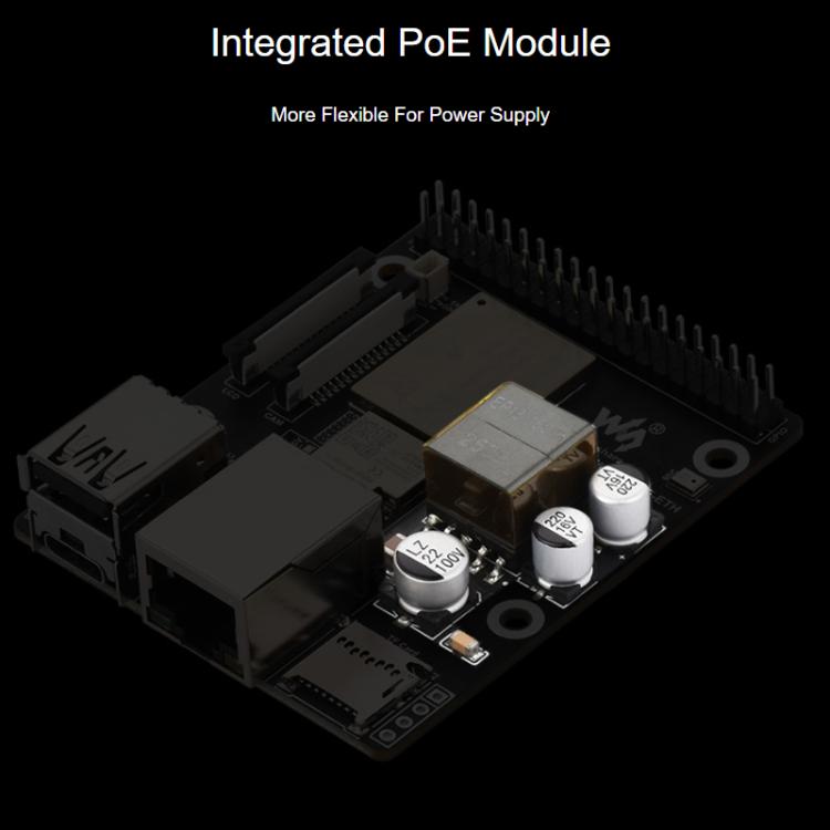 WAVESHARE ESP32-P4-WIFI6-POE-ETH Development Board Supports Power Over Ethernet (PoE), Package C