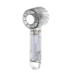 USB Charging Mirror Fan Outdoor Handheld Mini Fan With Carabiner Clip