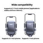 XY-106 Motorcycle Bike Shockproof Anti-Slip Phone Mount Rotatable Navigation Holder For Riders, Handbar, Rearview Mirror
